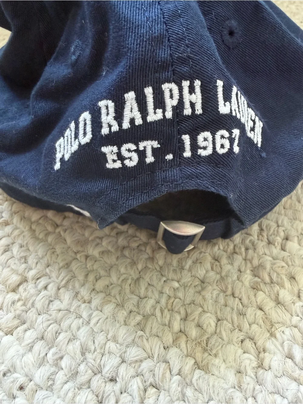 Ralph Lauren Kids Navy Cap with USA Patch